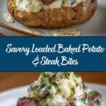 Loaded Baked Potato with Steak Bites Recipe