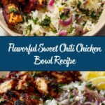 Sweet Chili Chicken Bowl with Coconut Lime Drizzle Recipe