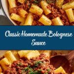 Homemade Bolognese Sauce Recipe