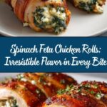Spinach and Feta Chicken Rolls: A Flavorful Delight Recipe