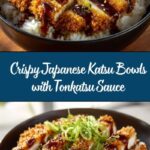 Delicious Japanese Katsu Bowls with Tonkatsu Sauce Recipe