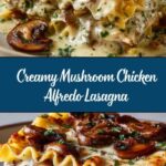 Mushroom Chicken Alfredo Lasagna Recipe