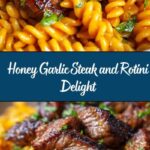 Sticky Honey Garlic Steak and Rotini Recipe