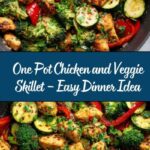One Pot Chicken and Vegetables Skillet Recipe