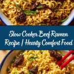 Slow Cooker Beef Ramen Recipe