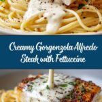 Gorgonzola Alfredo Steak Delight Recipe