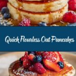 Easy 3-Ingredient Flourless Oat Pancakes Recipe