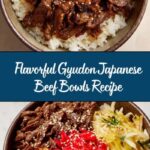 Gyudon Japanese Beef Bowls Recipe