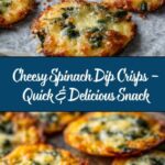 Spinach Dip Cheese Crisps Recipe