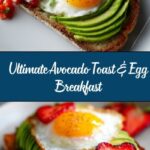 Avocado Toast with Fried Eggs & Fresh Fruit Recipe