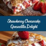 Strawberry Cheesecake Quesadilla Recipe