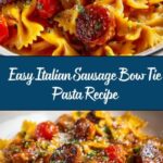 Italian Sausage Bow Tie Pasta: A Delicious & Easy Recipe