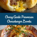 Garlic Parmesan Cheeseburger Bombs Recipe