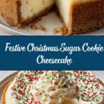 Christmas Sugar Cookie Cheesecake Recipe